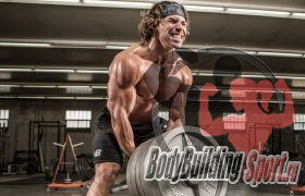 Тренировка спины Т-грифом